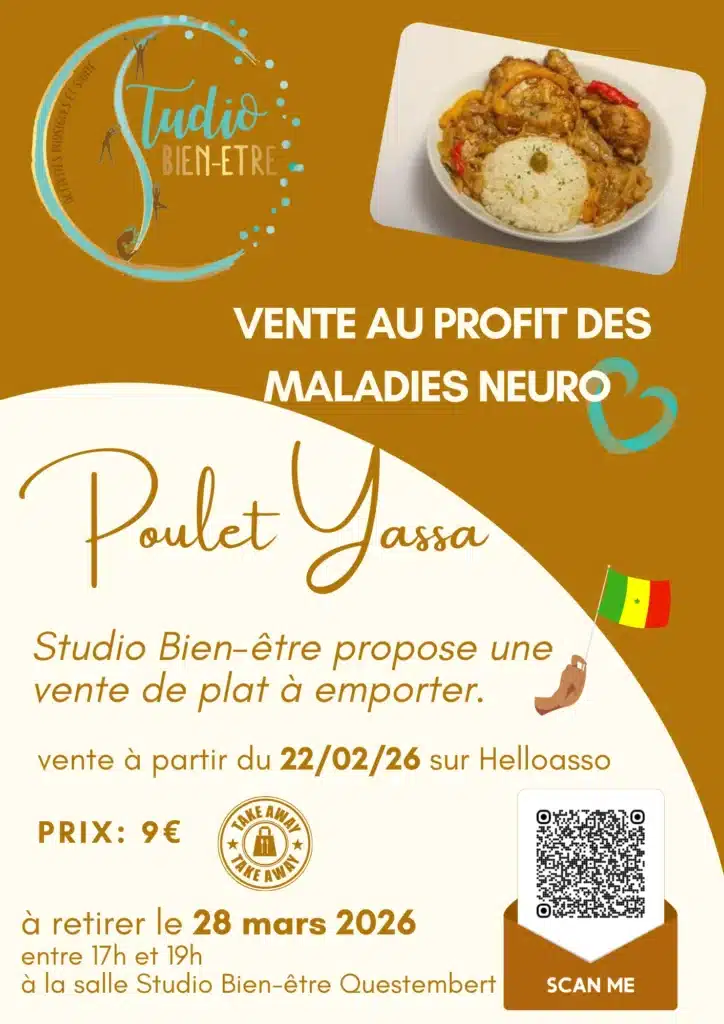 Repas organisé par l'association Studio Bien-Être